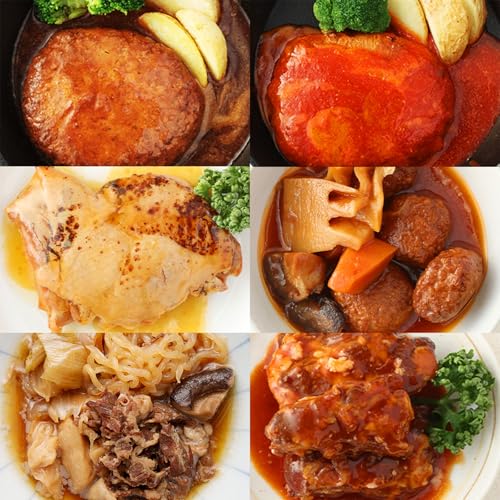 常温備食生活 うちのや メインお肉のおかず 6種 2個 計12個 セット レトルトおかず 保存料 着色料 無添加 常温保存 長期保存 非常食 手土産 贈り物 レトルト食品 詰め合わせ 保存食品